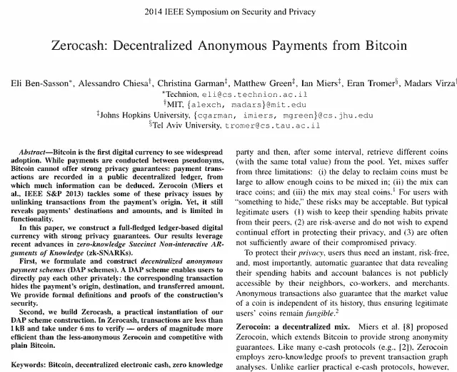 Zerocash: Decentralized anonymous payments from bitcoin