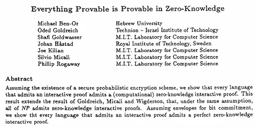 Everything provable is provable in zero-knowledge